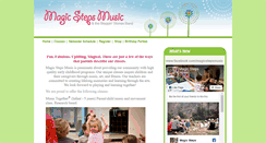 Desktop Screenshot of magicstepsmusic.com